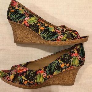Dexflex Comfort Cork wedge heel